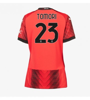 AC Milan Fikayo Tomori #23 Primera Equipación Mujer 2023-24 Manga Corta